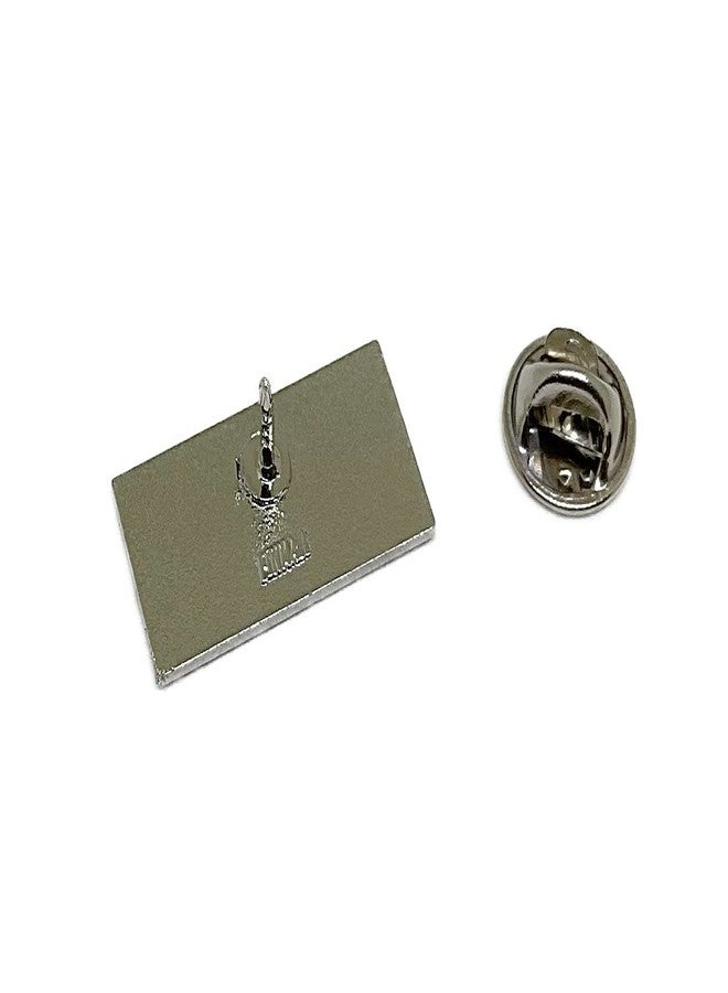 PinMaze Red Blue Thin Line USA American Lapel Pin - Image 2